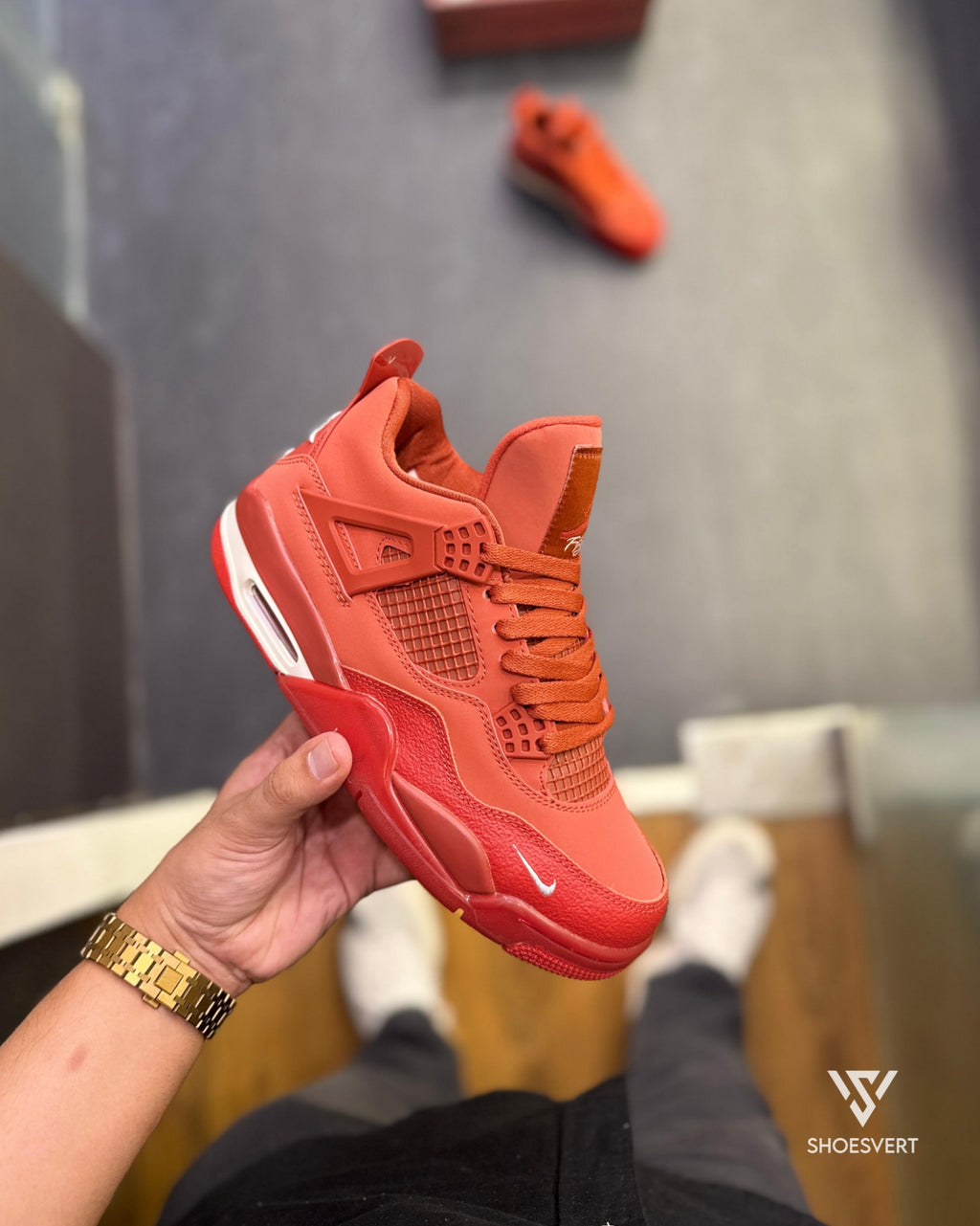 NK AIR JORDANS RETRO 4 NIGEL SYLVESTER