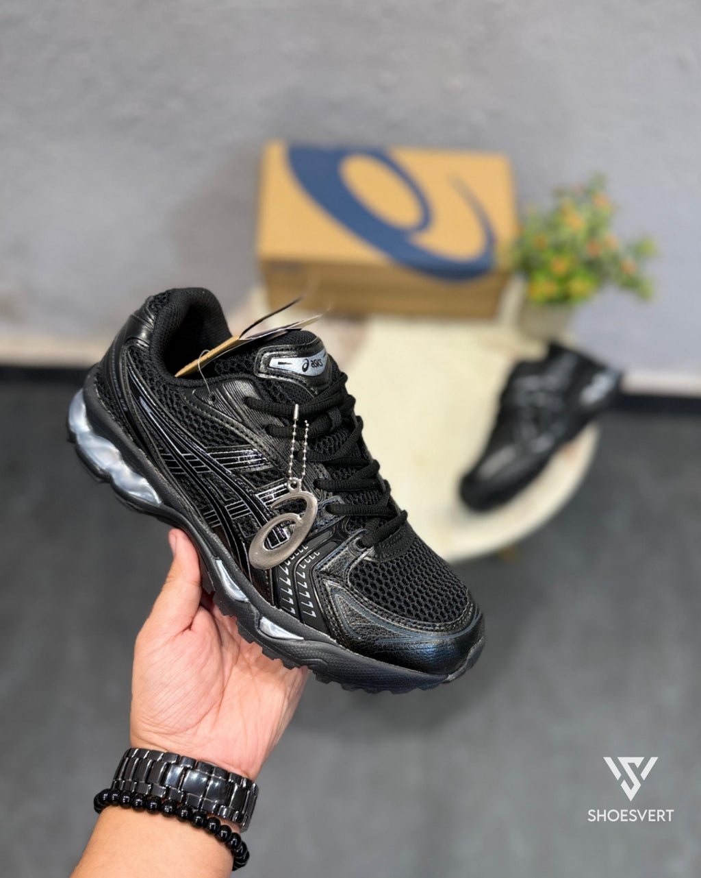 ASIC KAYANO 14 BLACK SILVER