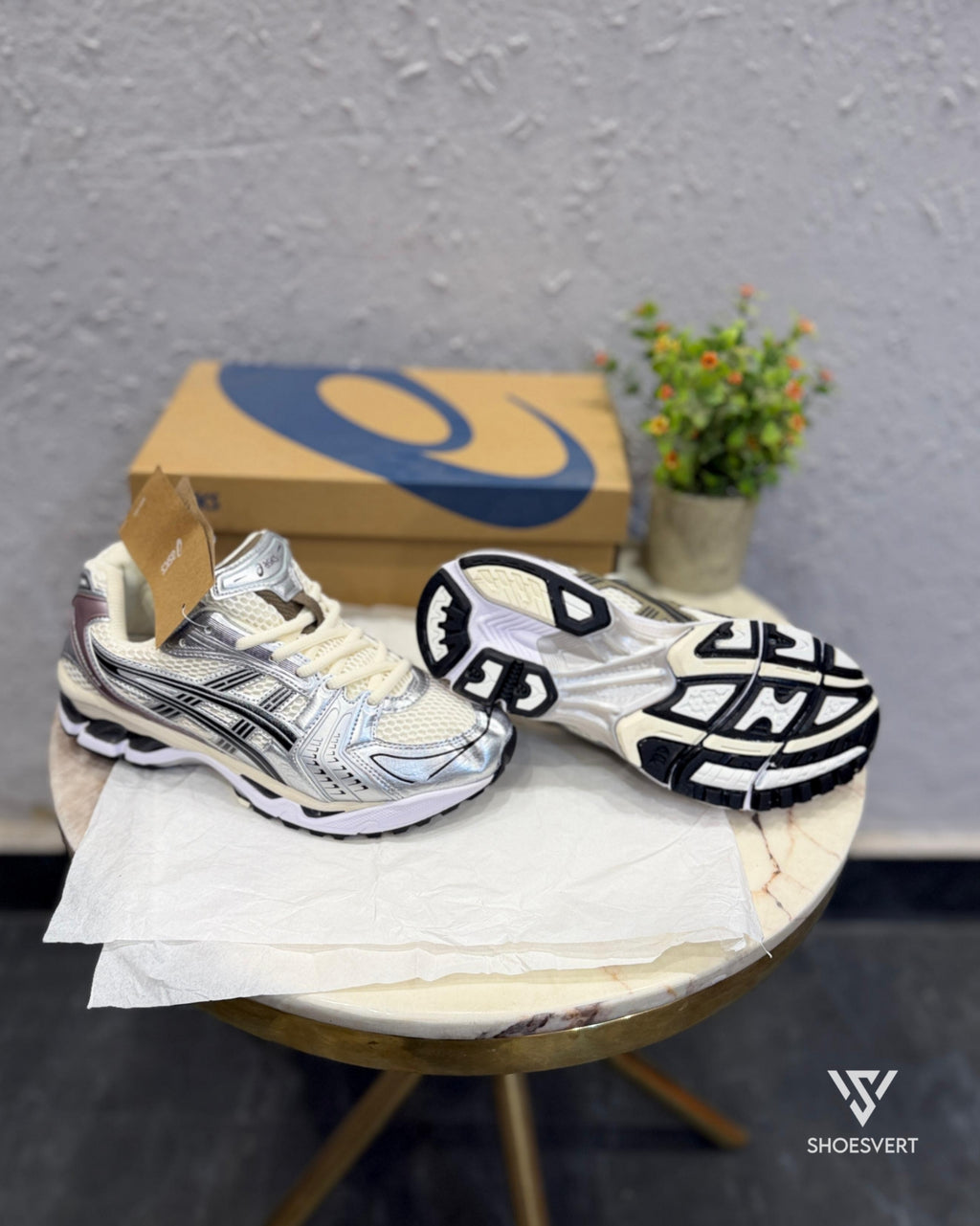 ASIC KAYANO 14 METALLIC