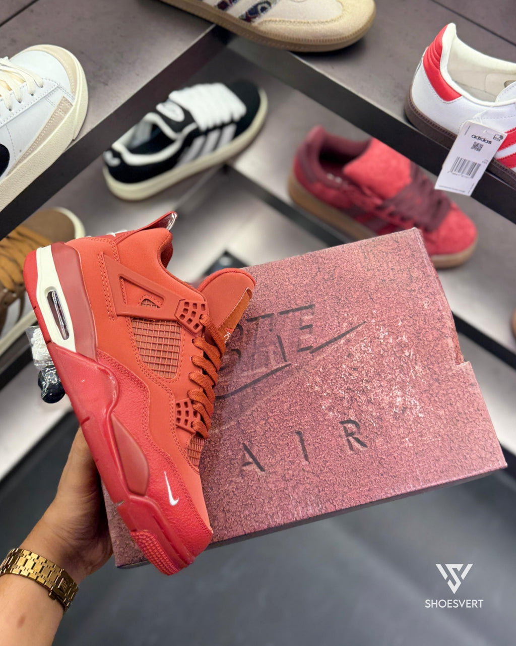NK AIR JORDANS RETRO 4 NIGEL SYLVESTER