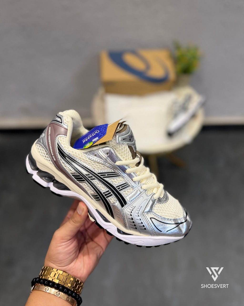 ASIC KAYANO 14 METALLIC
